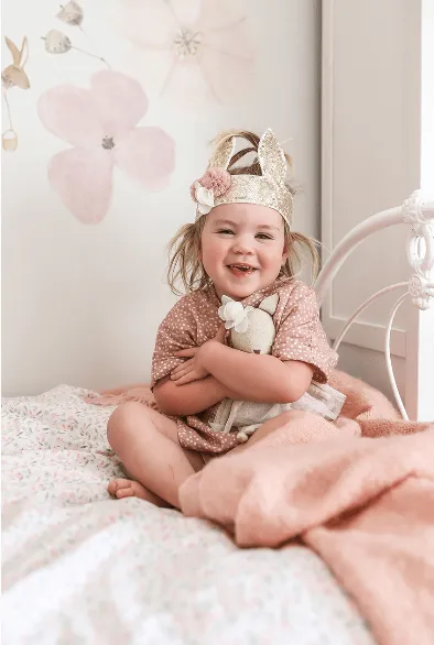 Alimrose Crown | Gold Sequin BUNNY