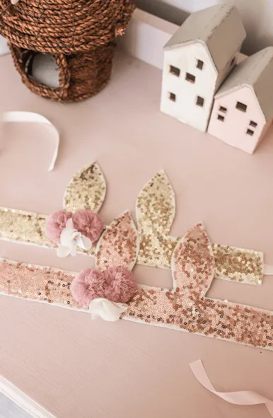 Alimrose Crown | Gold Sequin BUNNY