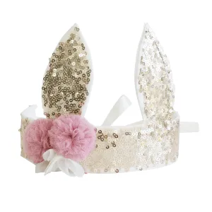 Alimrose Crown | Gold Sequin BUNNY