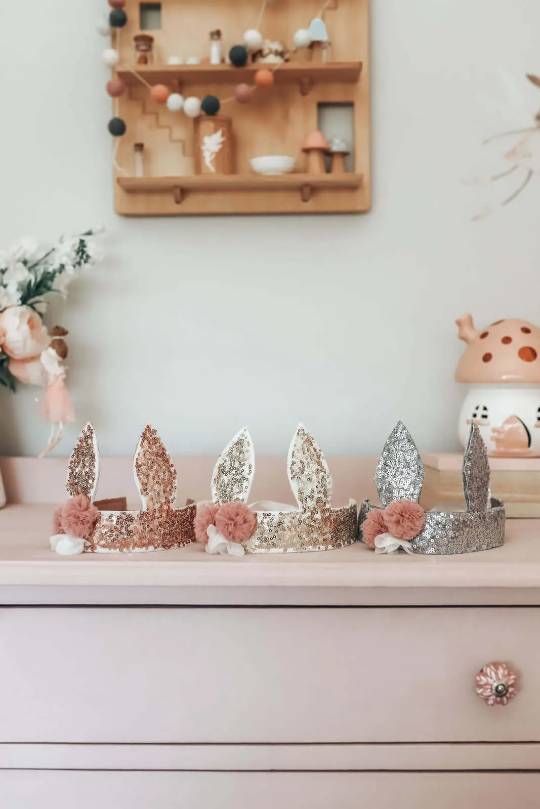 Alimrose Crown | Gold Sequin BUNNY