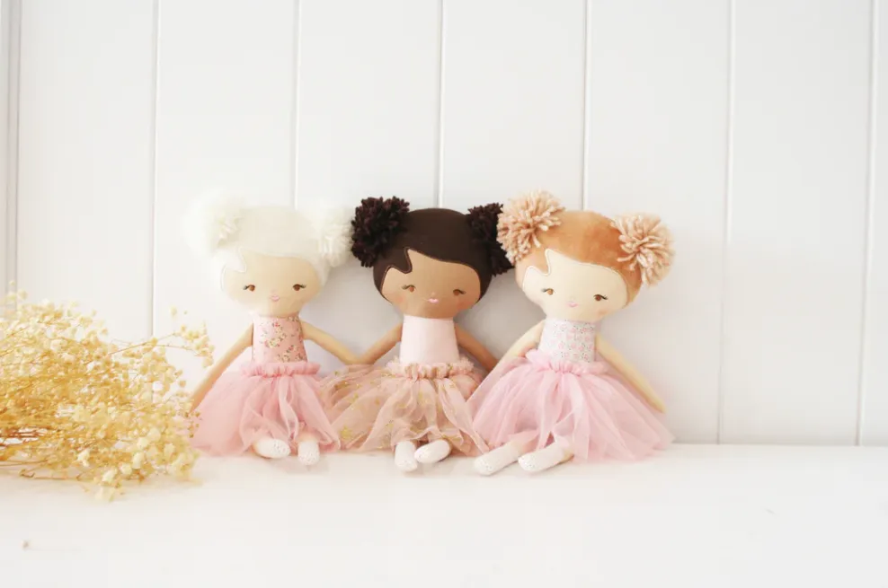 Alimrose Doll | Madison Ballet 35cm | Posy Heart   Blonde