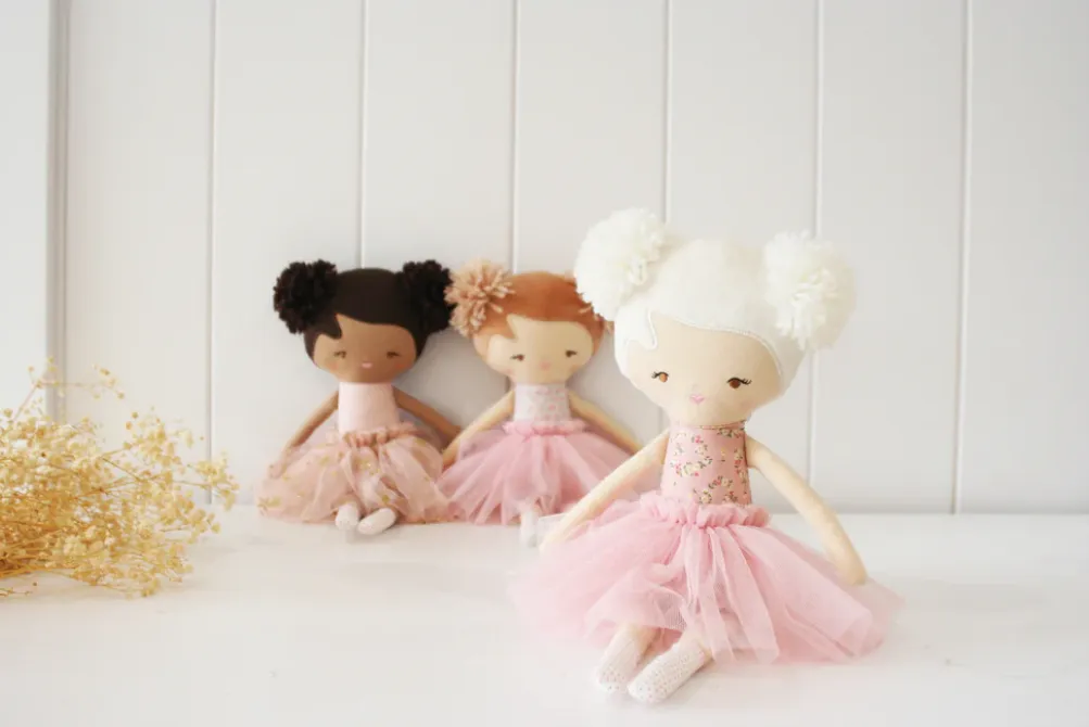 Alimrose Doll | Madison Ballet 35cm | Posy Heart   Blonde