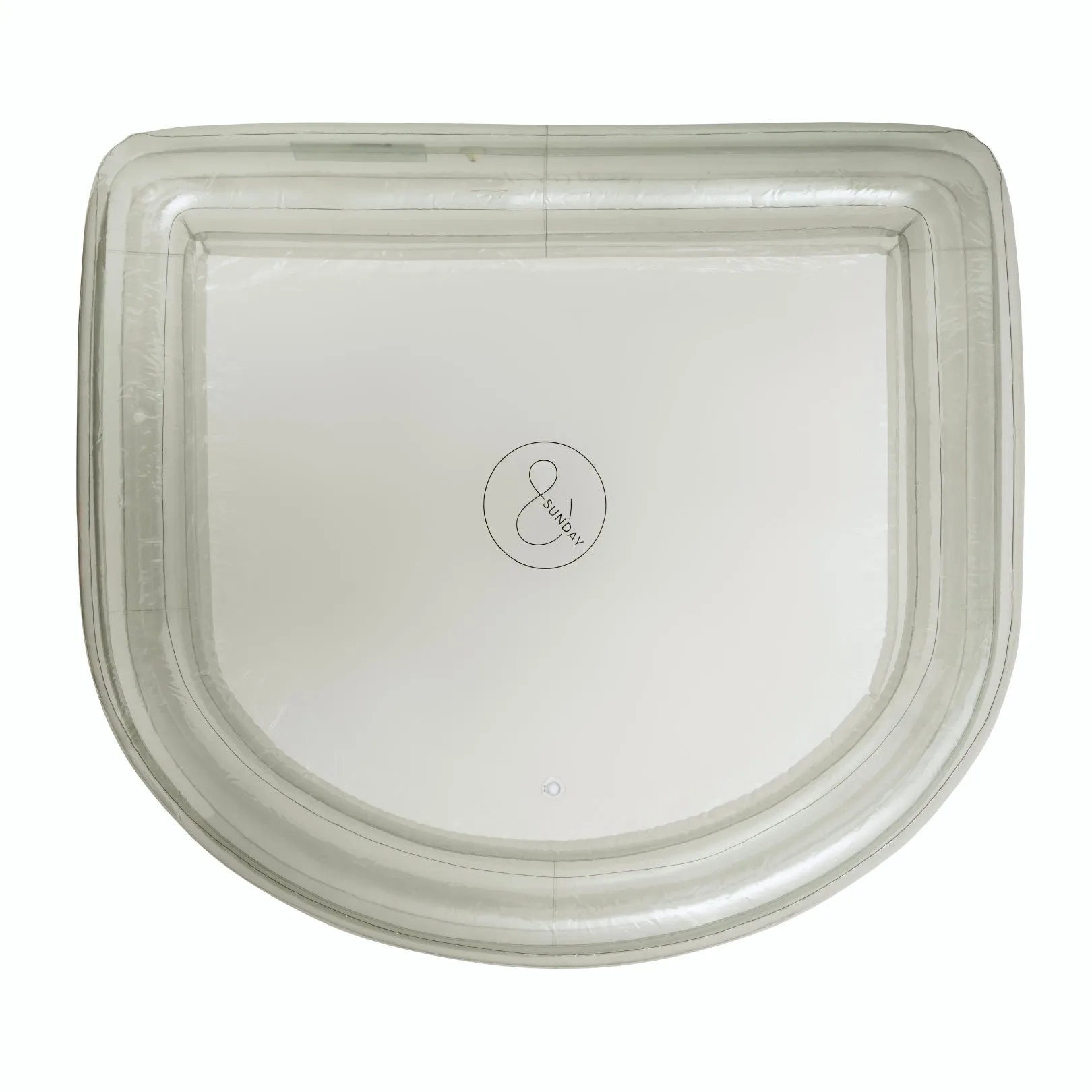 &Sunday Inflatable Paddling Pool Luxe Arch | Translucent Pewter