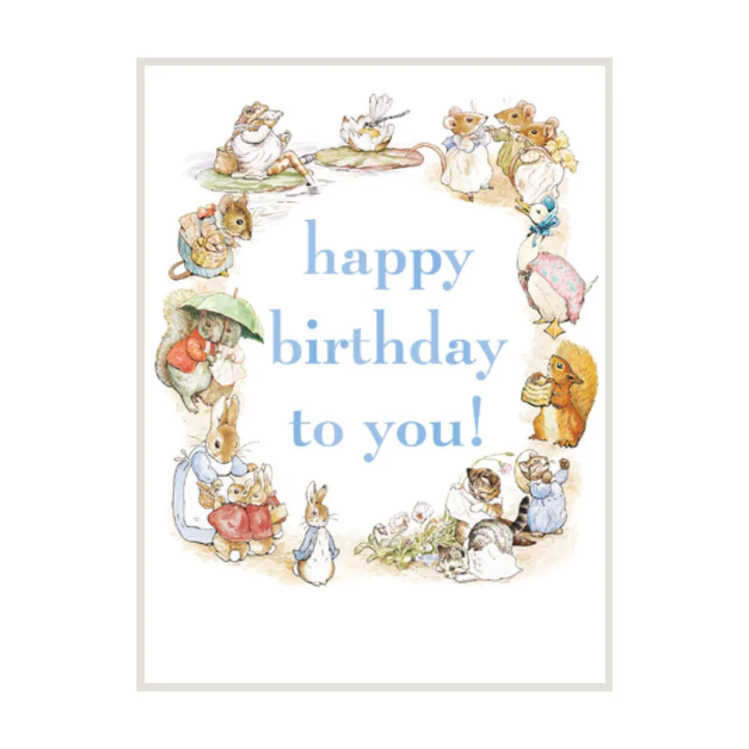 Beatrix Potter Card | Happy Birthday