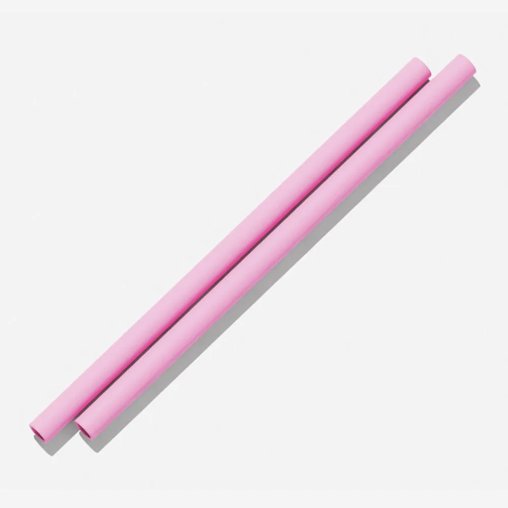 Bink Silicone Straws - 2 Pack | Bubblegum