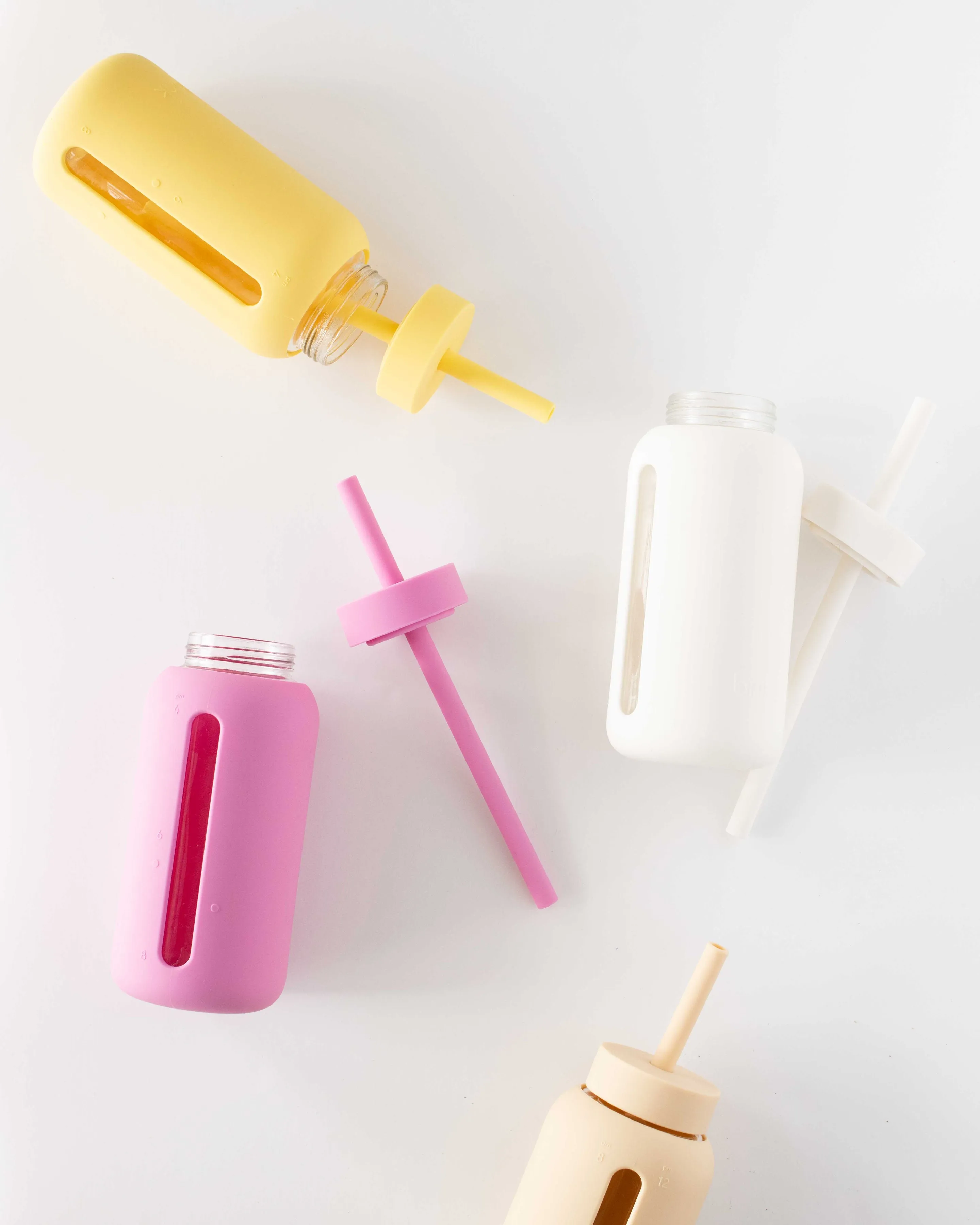 Bink Silicone Straws - 2 Pack | Bubblegum
