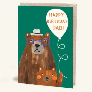 Birthday Bear Dad Card