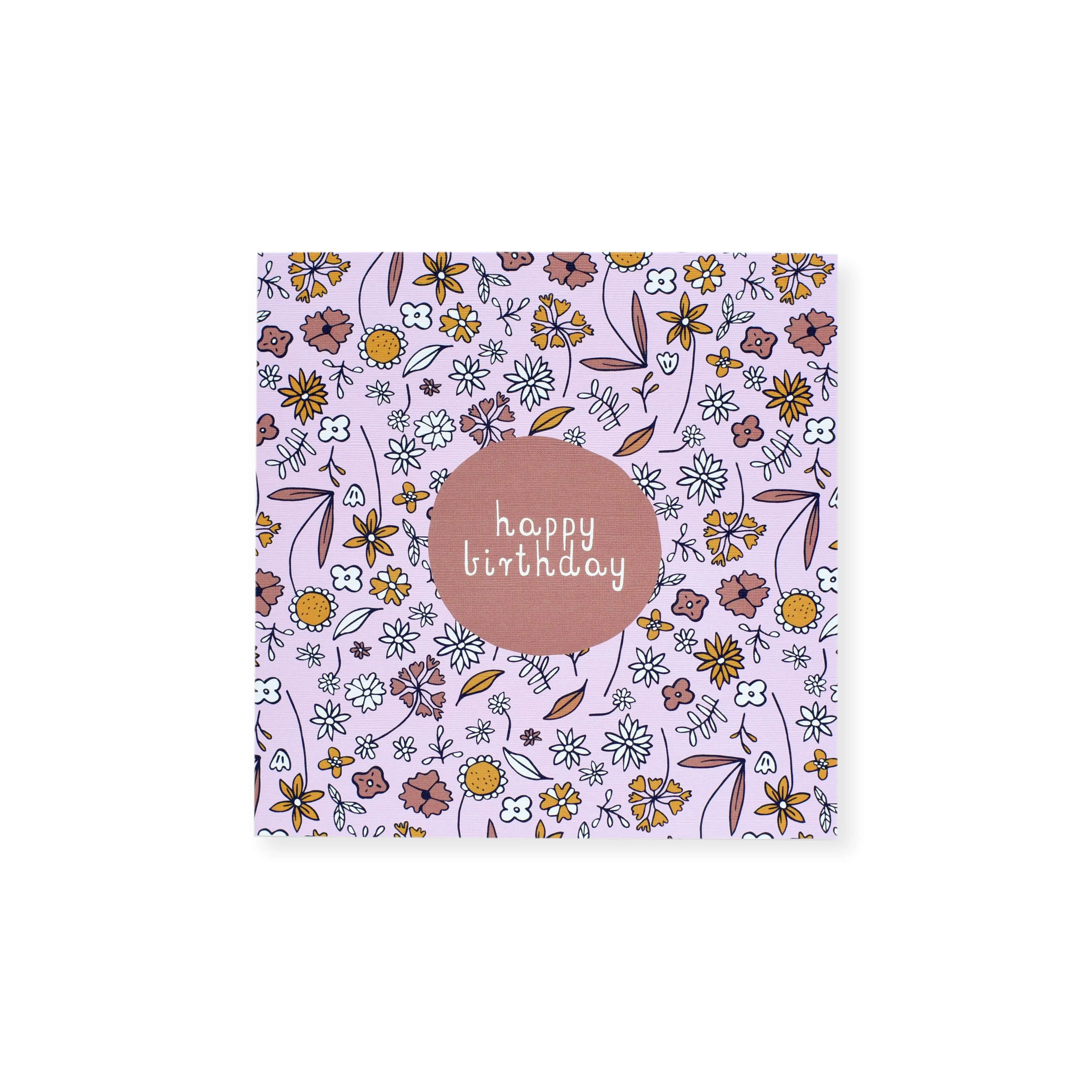 Birthday Card – Pink Floral
