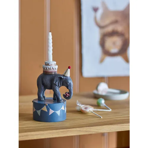 Bloomingville Flor Birthday Candle Holder | Elephant