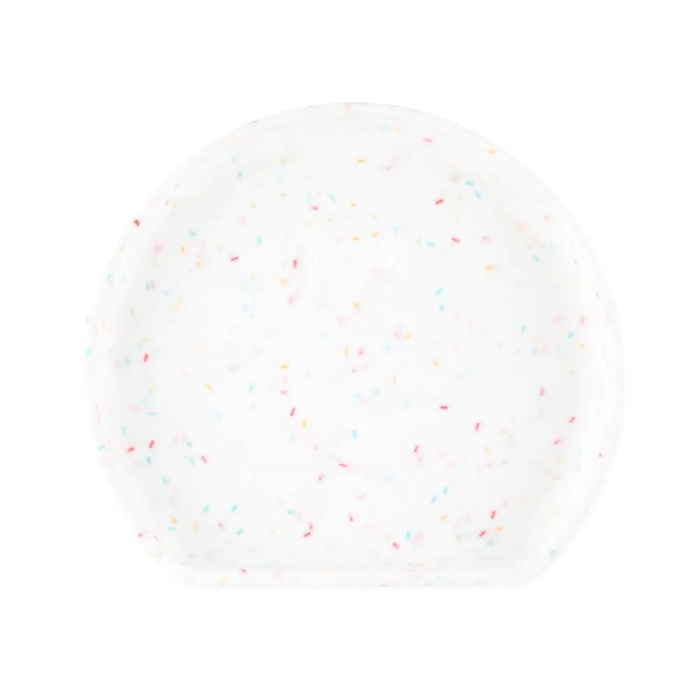 Bumkins Silicone Grip Plate | Vanilla Sprinkle