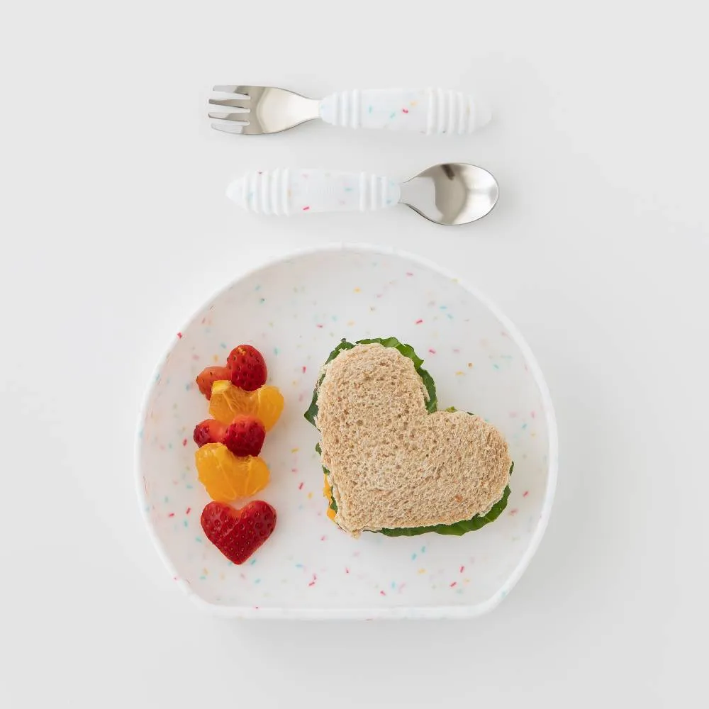 Bumkins Spoon and Fork | Vanilla Sprinkle