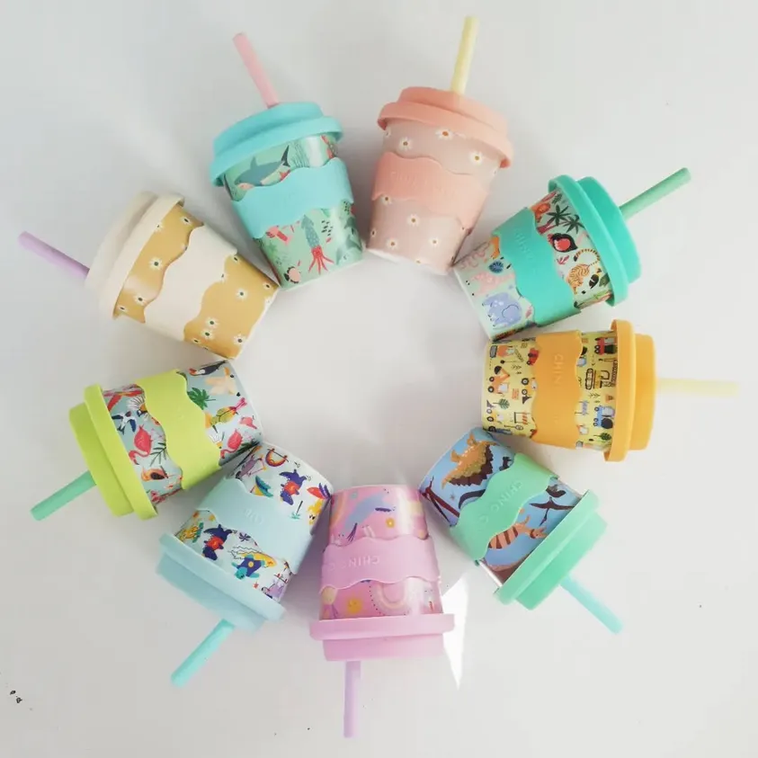 Chino Club | Baby Chino Cup 4oz   Straw | Sea Animals