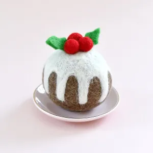 Christmas Felt Christmas Pudding Round