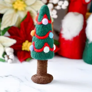 Christmas Felt Christmas Tree with Colourful Dots