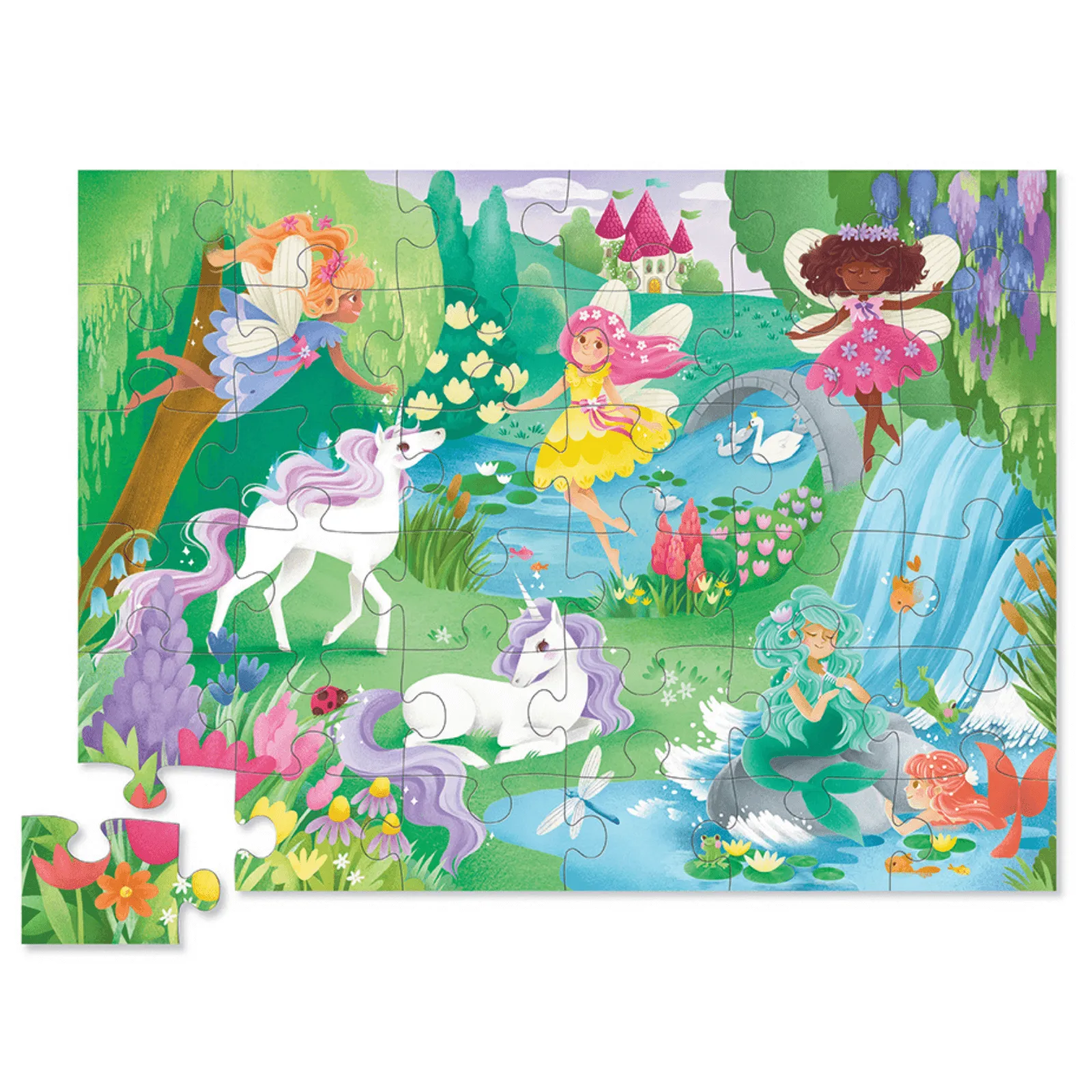 Crocodile Creek Jigsaw | 36pc Floor Puzzle | Magical Friends