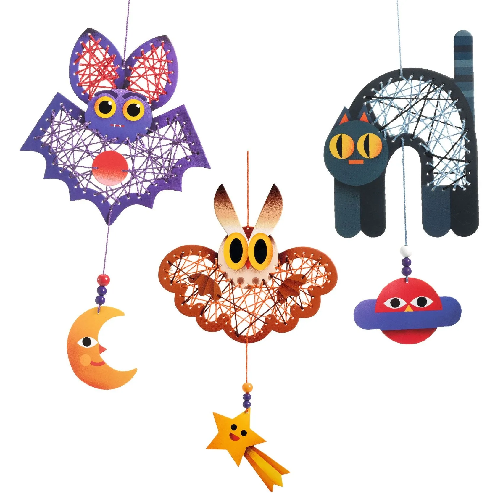 Djeco Craft | Artistic String Art Night-time