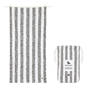 Dock & Bay | Beach Towel Animal Kingdom | Dashing Leopard