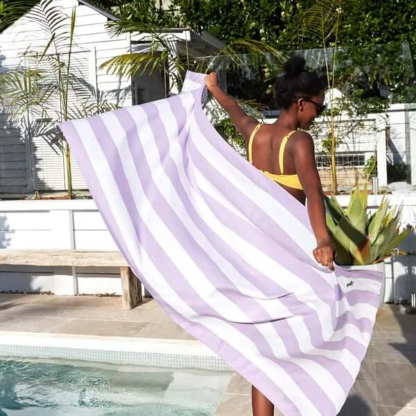 Dock & Bay | Beach Towel Cabana Light | Lombok Lilac Large