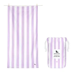 Dock & Bay | Beach Towel Cabana Light | Lombok Lilac Large