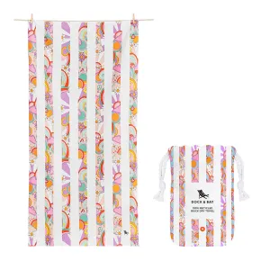 Dock & Bay | Beach Towel Kids | Pink Power