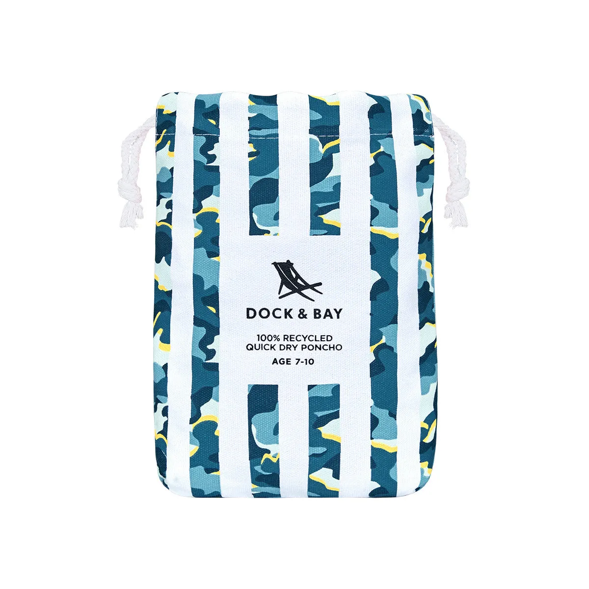 Dock & Bay | Poncho | Cool Camo | M 8-10 years