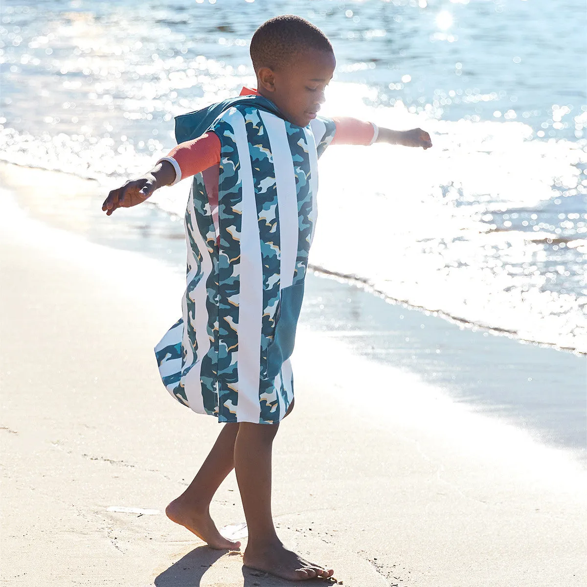 Dock & Bay | Poncho | Cool Camo | M 8-10 years