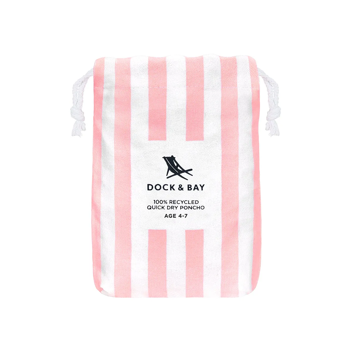 Dock & Bay | Poncho | Malibu Pink | 4-10 years