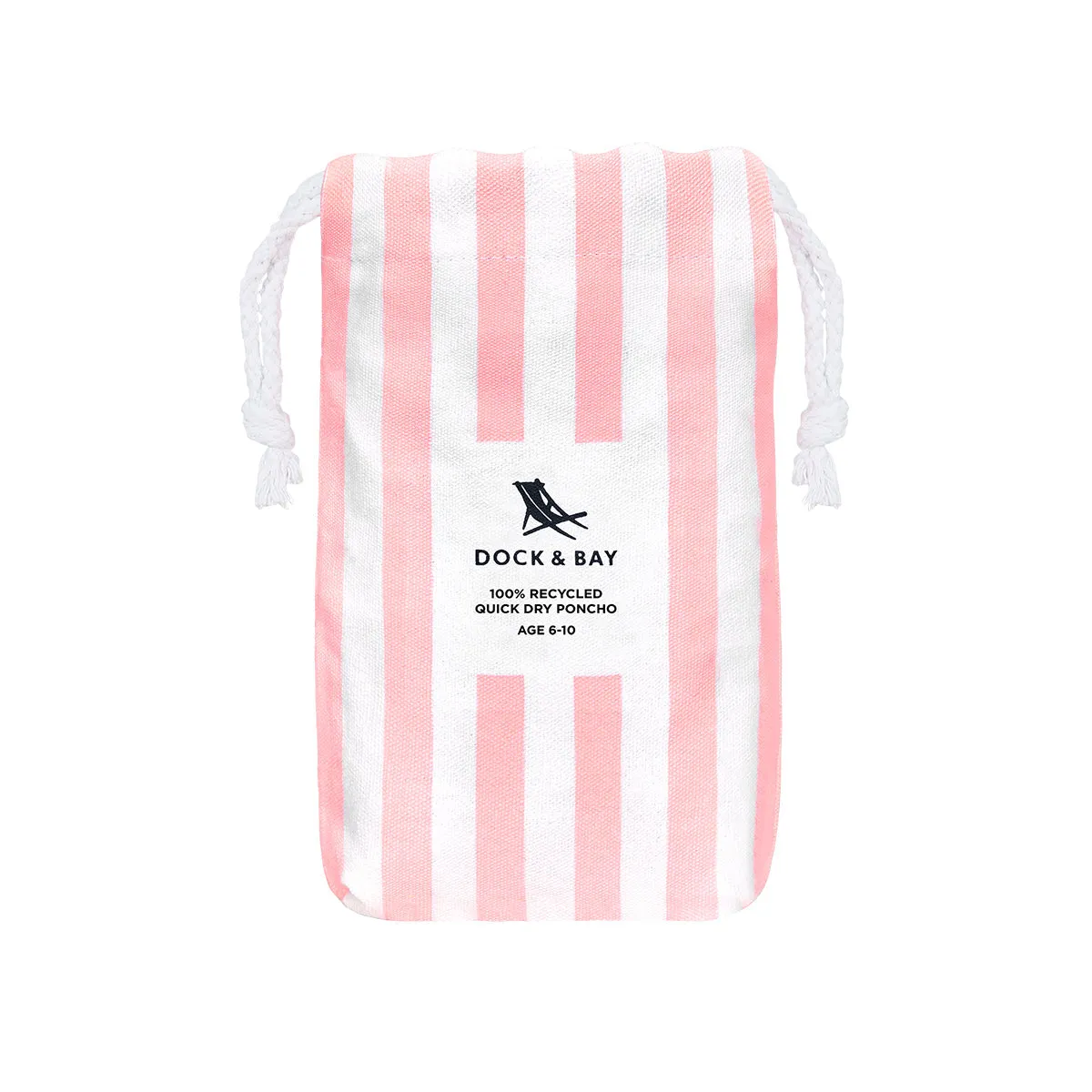 Dock & Bay | Poncho | Malibu Pink | 4-10 years