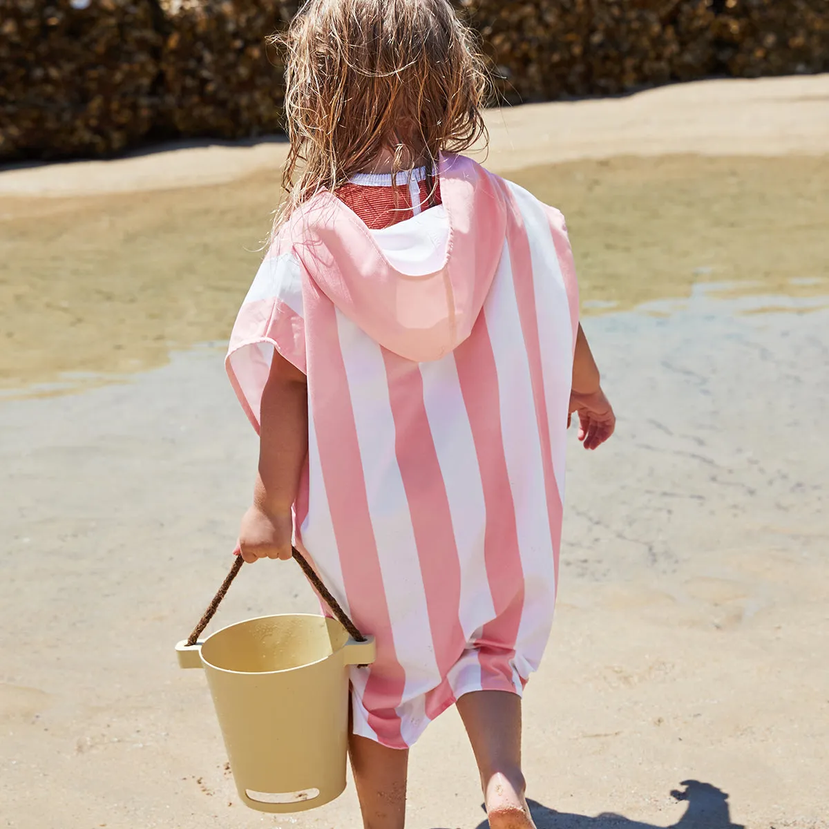 Dock & Bay | Poncho | Malibu Pink | 4-10 years