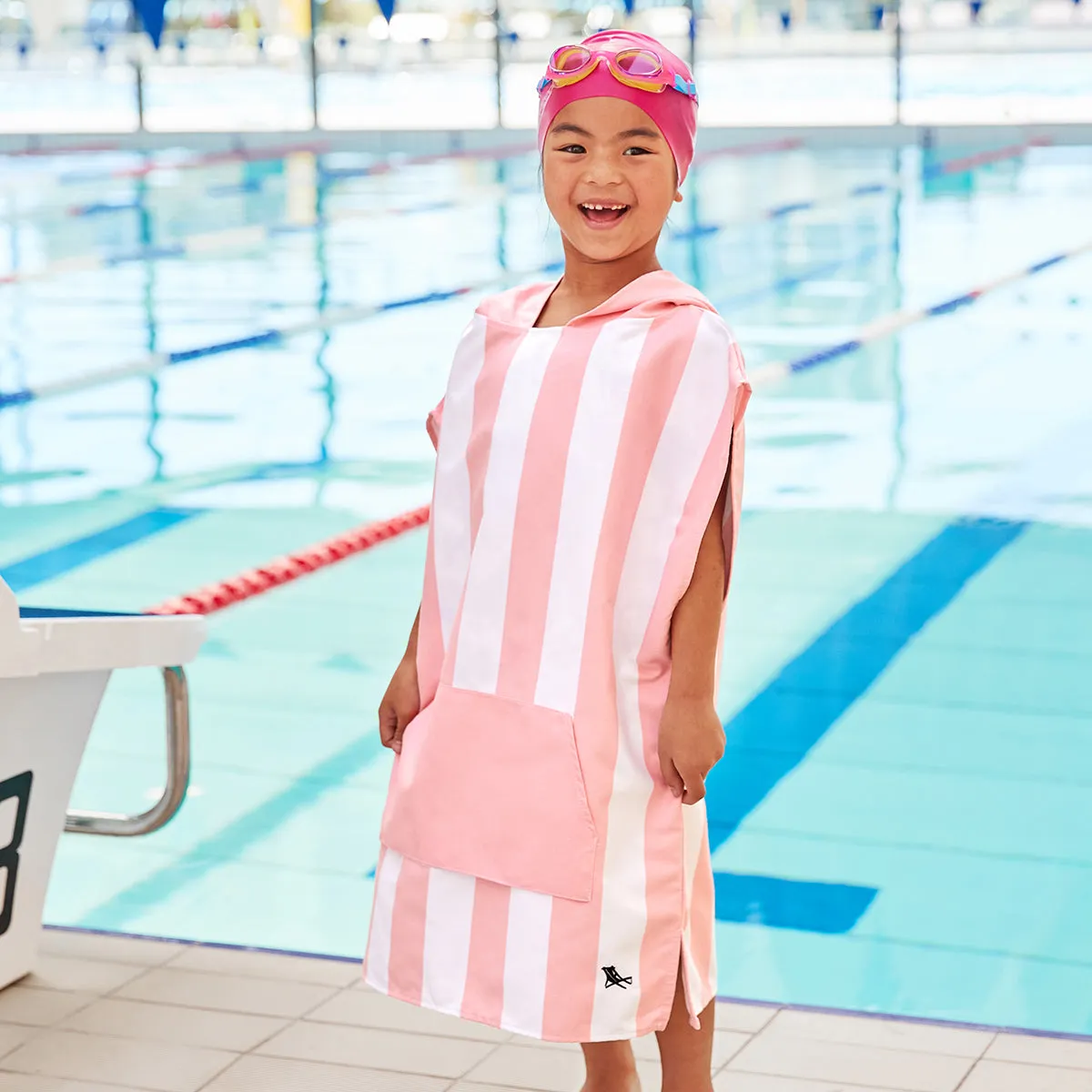 Dock & Bay | Poncho | Malibu Pink | 4-10 years