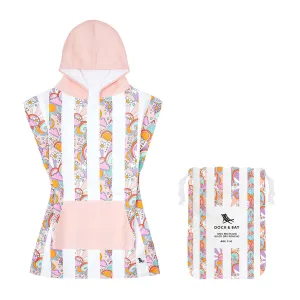 Dock & Bay | Poncho | Pink Power | M 8-10 years