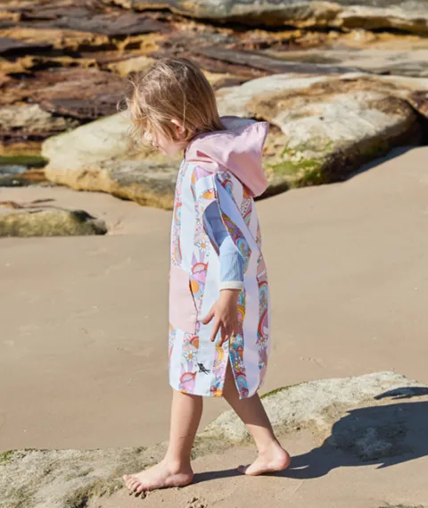 Dock & Bay | Poncho | Pink Power | M 8-10 years