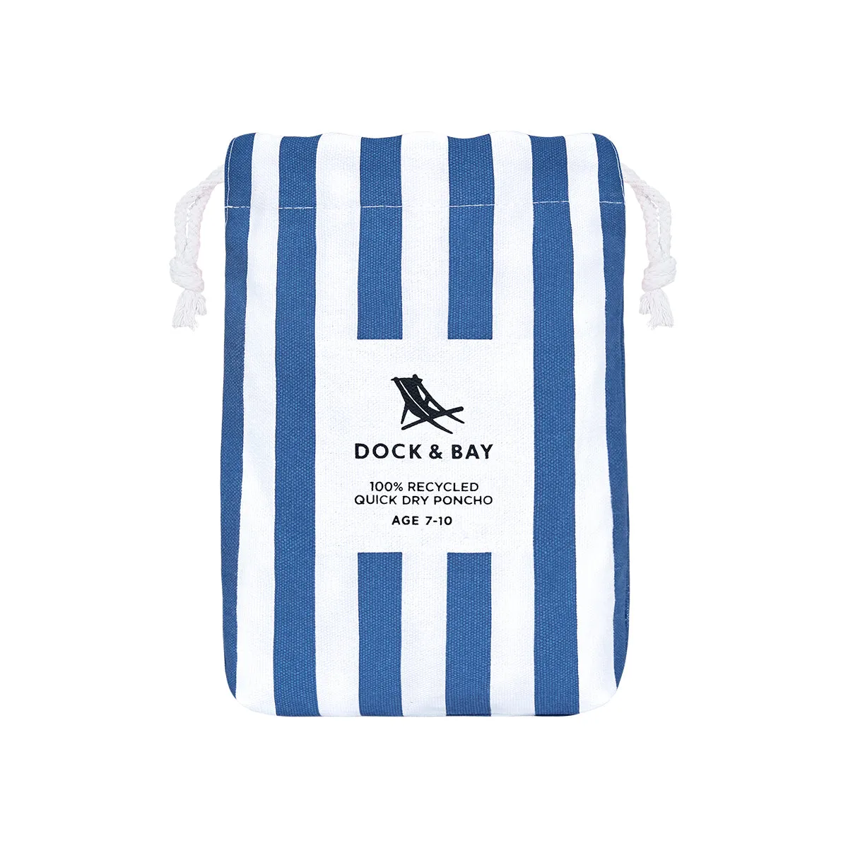 Dock & Bay | Poncho | Whitsunday Blue | 4-10 years