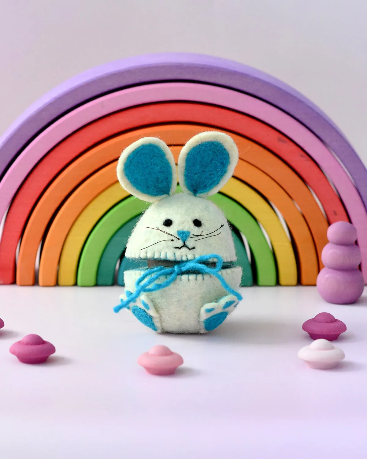 Easter Felt Egg Cover | Hopping Bunny