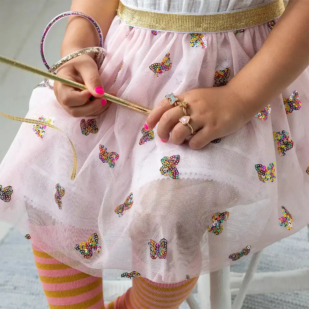 Fairies in the Garden - Glitter Rings