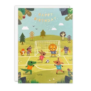 Football Happy Birthday Card