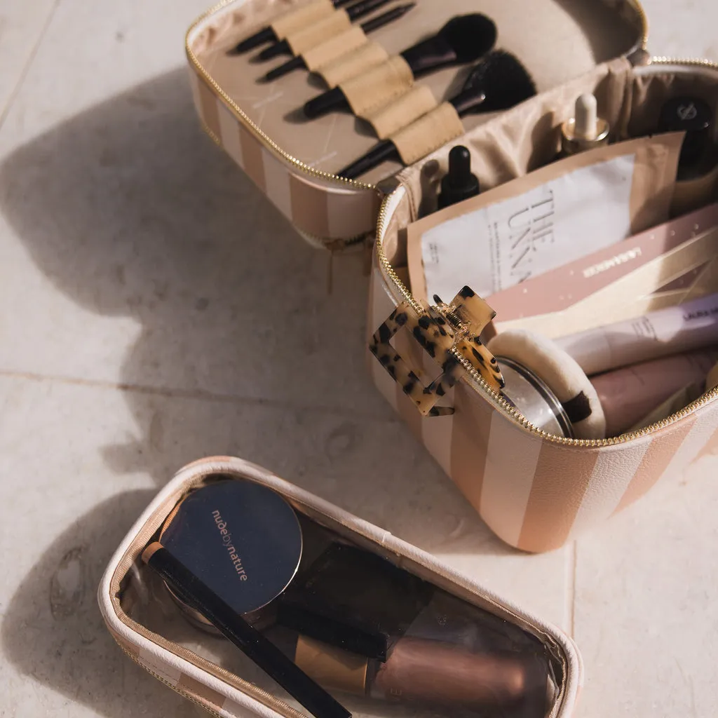 Fox   Fallow Vanity Case - 'The Classic'  | Corsica Stripe