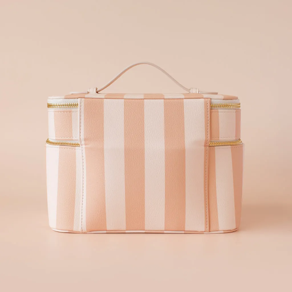 Fox   Fallow Vanity Case - 'The Classic'  | Corsica Stripe