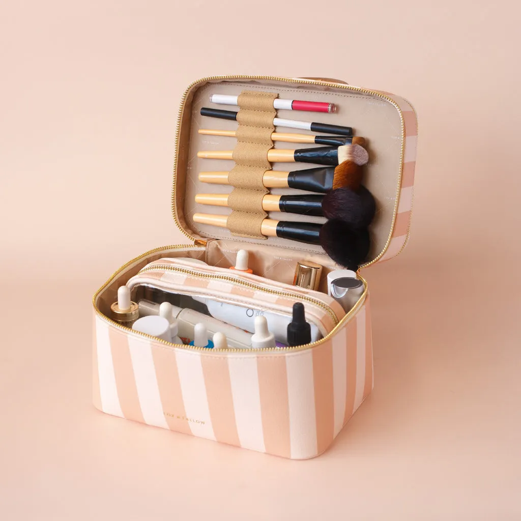 Fox   Fallow Vanity Case - 'The Classic'  | Corsica Stripe