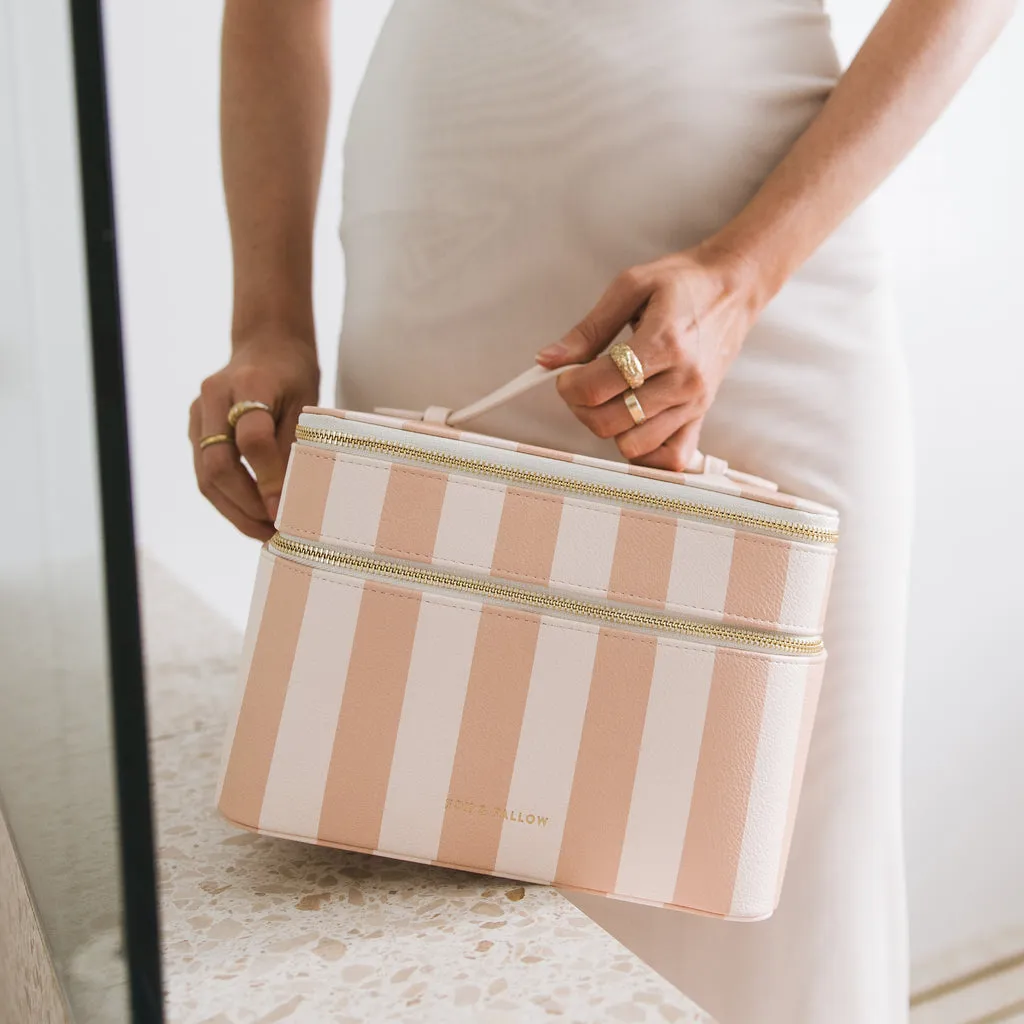 Fox   Fallow Vanity Case - 'The Classic'  | Corsica Stripe