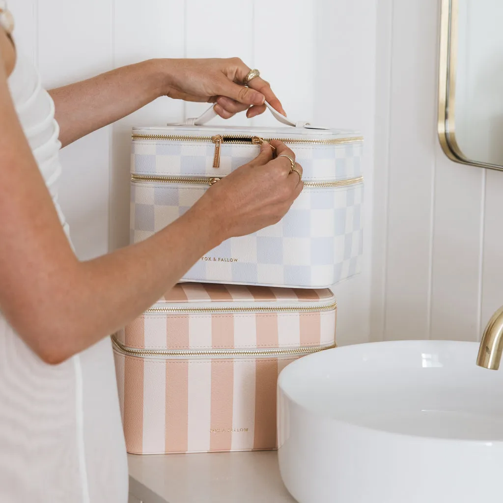 Fox   Fallow Vanity Case - 'The Classic'  | Corsica Stripe