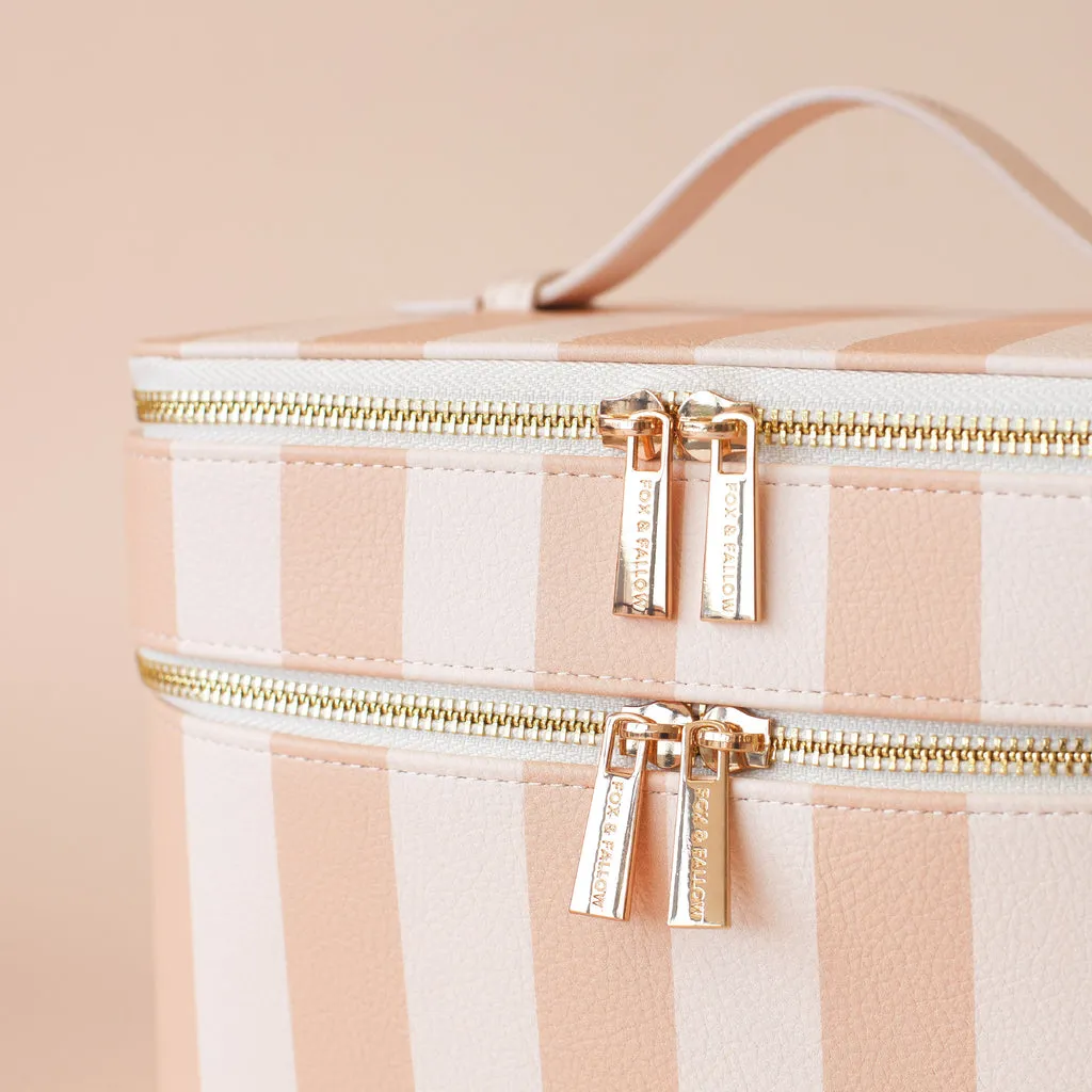 Fox   Fallow Vanity Case - 'The Classic'  | Corsica Stripe