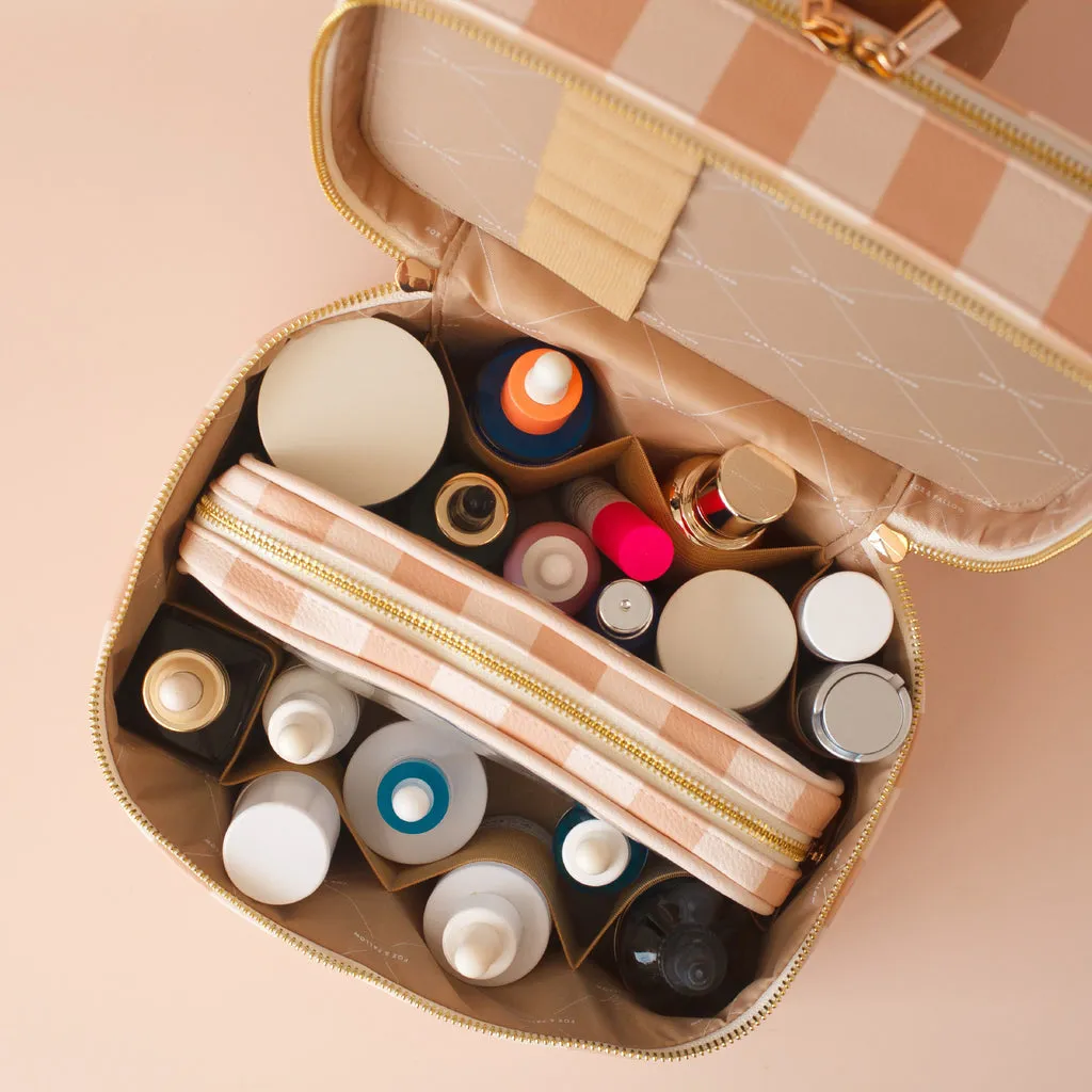Fox   Fallow Vanity Case - 'The Classic'  | Corsica Stripe
