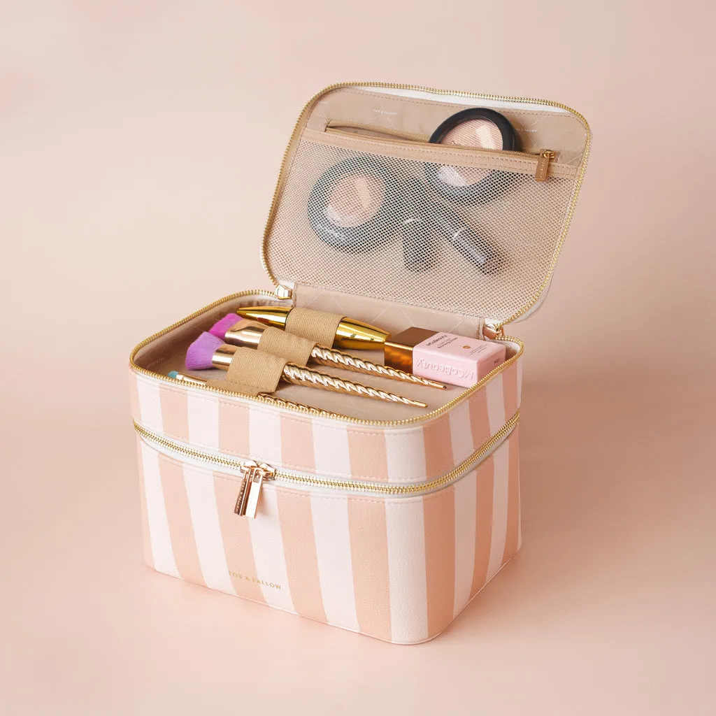 Fox   Fallow Vanity Case - 'The Classic'  | Corsica Stripe