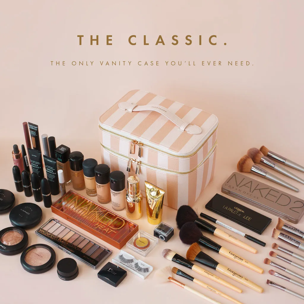 Fox   Fallow Vanity Case - 'The Classic'  | Corsica Stripe