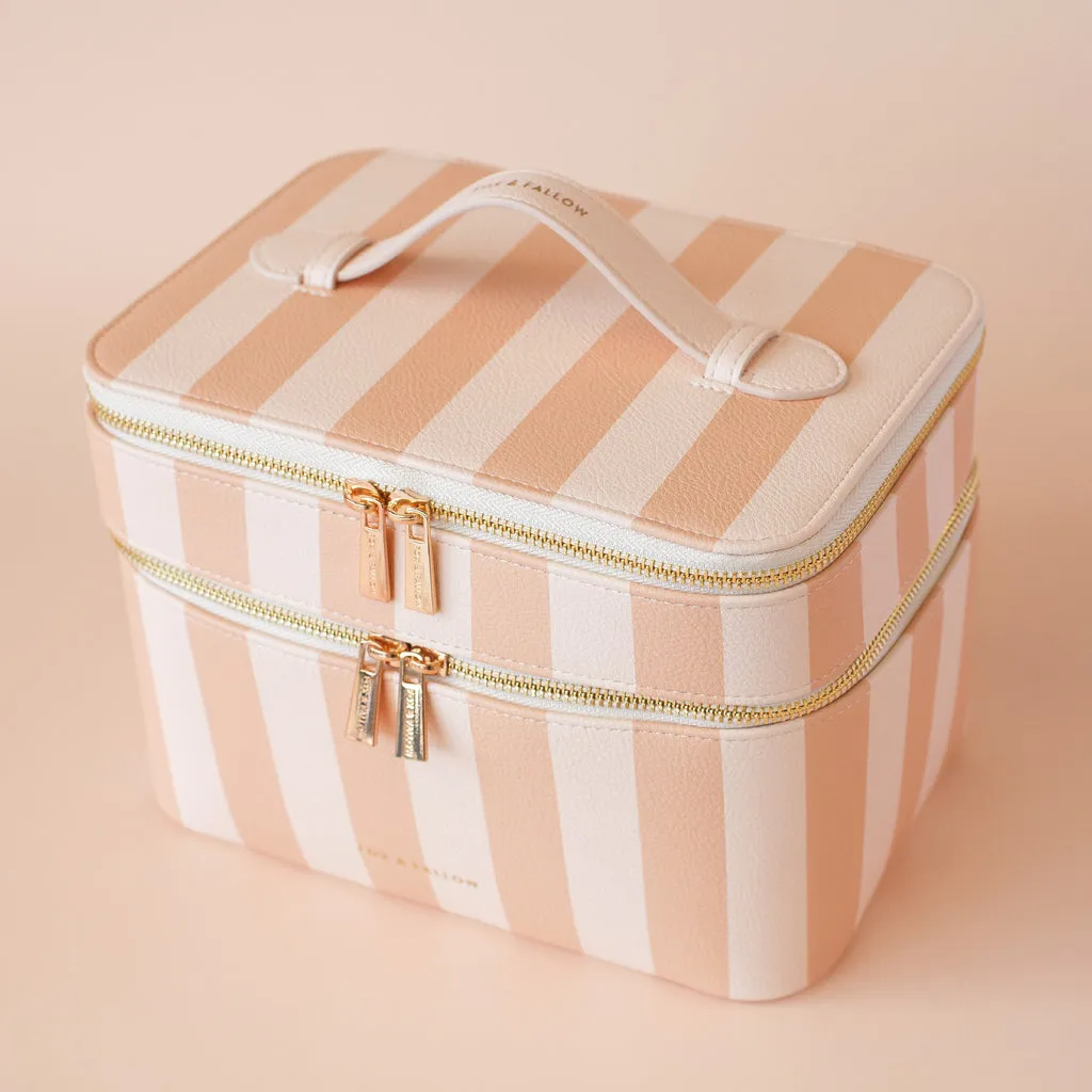 Fox   Fallow Vanity Case - 'The Classic'  | Corsica Stripe