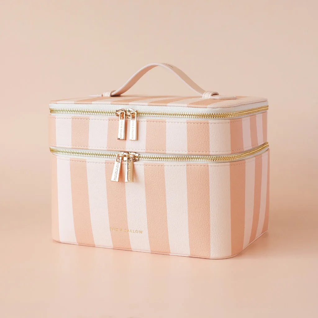 Fox   Fallow Vanity Case - 'The Classic'  | Corsica Stripe