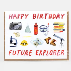 Future Explorer Birthday Card