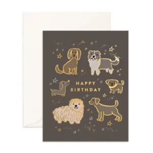 Happy Birthday Dogs Greeting Card