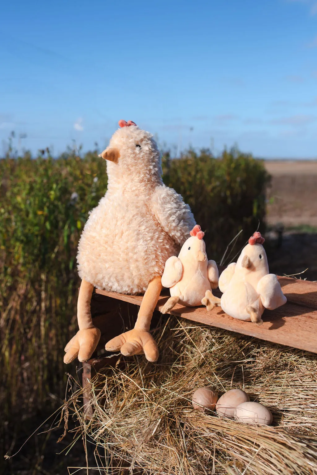 Harriet the Hen Rattle - Honey